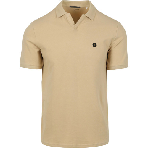Vêtements Homme T-shirts & Polos No Excess Poloshirt Riva Solid Beige Beige