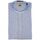 Vêtements Homme Chemises manches longues Bd Baggies Chemise Bradford Linen Stripes Homme White/Sapphire Bleu