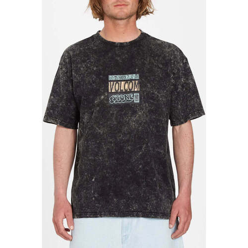 Vêtements Homme T-shirts manches courtes Volcom Camiseta  Mind Invasion - Black Noir