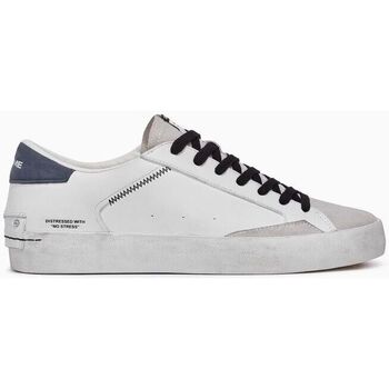 Chaussures Homme Baskets mode Crime London DISTRESSED 16004-PP5 WHITE/BLU Blanc