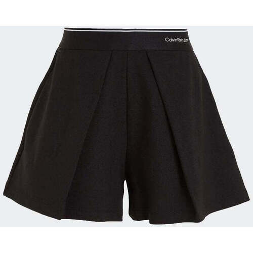 Vêtements Enfant Shorts / Bermudas Calvin Klein Herringbone JEANS  Noir