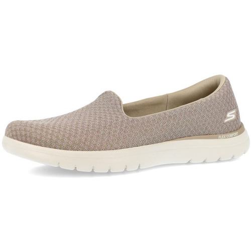Chaussures Femme Baskets basses Skechers Fit On The Go Flex Beige
