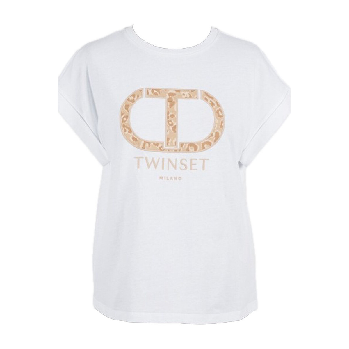Vêtements Femme T-shirts manches courtes Twin Set 241tt2142-00001 Blanc