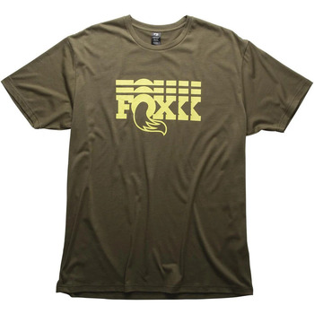 Vêtements Homme T-shirts manches courtes Fox Shox T-Shirt FOX Stacked Vert