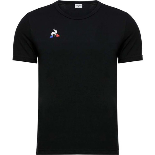 Vêtements Homme T-shirts manches courtes Le Coq Sportif Tee SS PRESENTATION Noir
