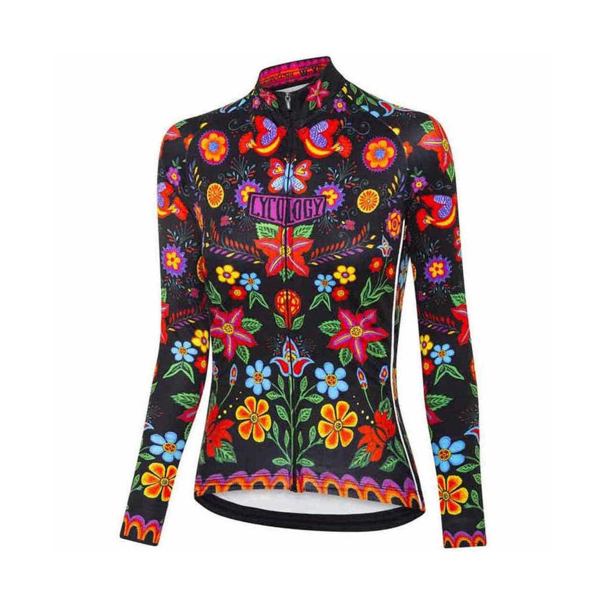 Vêtements Femme T-shirts manches longues Cycology Frida Black W Long Sleeve Cycling Jersey Multicolore