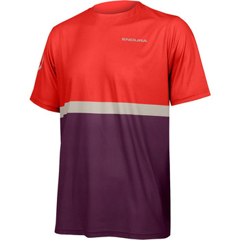 Vêtements Homme T-shirts manches courtes Endura Camiseta SingleTrack Core II Orange