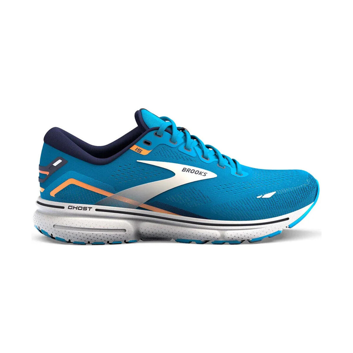 Chaussures Homme Running / trail apoyo Brooks Ghost 15 Bleu