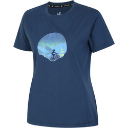 Vêtements Femme T-shirts manches courtes Dare2b In The Fore front Tee Bleu