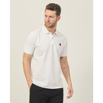 Vêtements Homme T-shirts & Polos Refrigue Polo homme  avec patch logo Blanc