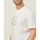 Vêtements Homme T-shirts & Polos BOSS T-shirt  en coton stretch avec imprimé métallisé Blanc