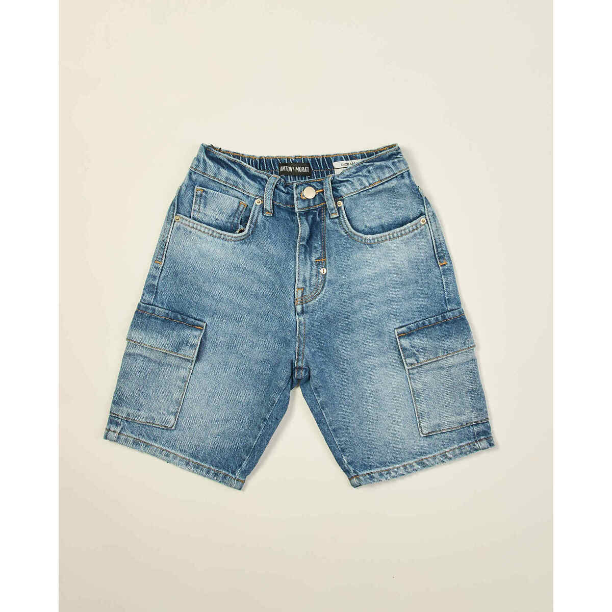 Vêtements Garçon Shorts / Bermudas Antony Morato Bermuda enfant, modèle cargo Bleu