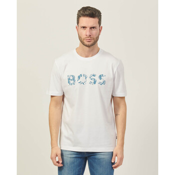 Vêtements Homme Tshirtrn 3p Classic BOSS T-shirt homme en coton  avec logo imprimé Blanc
