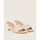 Chaussures Femme Maison & Déco Albano Sandales mules femme  à talon et large bande Blanc