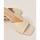 Chaussures Femme Maison & Déco Albano Sandales mules femme  à talon et large bande Blanc