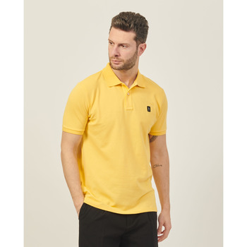 Vêtements Homme T-shirts & Polos Refrigue Polo homme  avec patch logo Jaune
