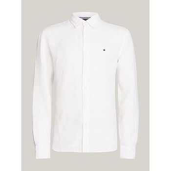 Vêtements Homme Chemises manches longues Tommy Hilfiger MW0MW34602-YCF OPTIC WHITE Blanc