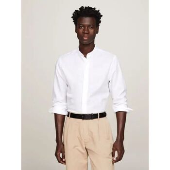 Vêtements Homme Chemises manches longues Tommy Hilfiger MW0MW34641-YCF OPTIC WHIYE Blanc