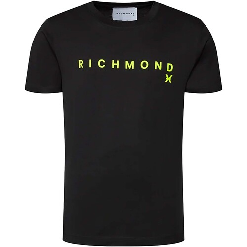 Vêtements Homme T-shirt Noir De Base John Richmond T-Shirt Aaron Noir
