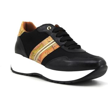 Chaussures Femme Multisport Alviero Martini Sneaker Donna Black Geo N1910-1365 Noir