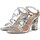 Chaussures Femme Bottes Liu Jo Serena 19 Sandalo Donna Trasparent Argento SA4183EX124 Argenté