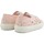 Chaussures Femme Multisport Superga 2750 Macrame Sneaker Donna Pink Ish Avorio S81219W Rose