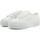 Chaussures Femme Multisport Superga 2740 Flower Sangallo Sneaker Donna Total White S2148KW Blanc