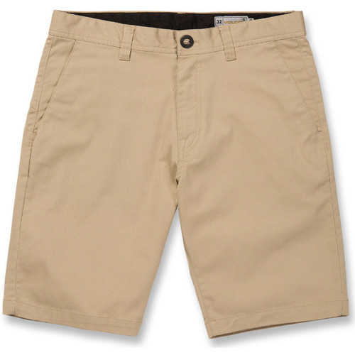 Vêtements Homme pants Shorts / Bermudas Volcom Pantalón Corto  Frickin Modern Stretch 21 - Almond Marron
