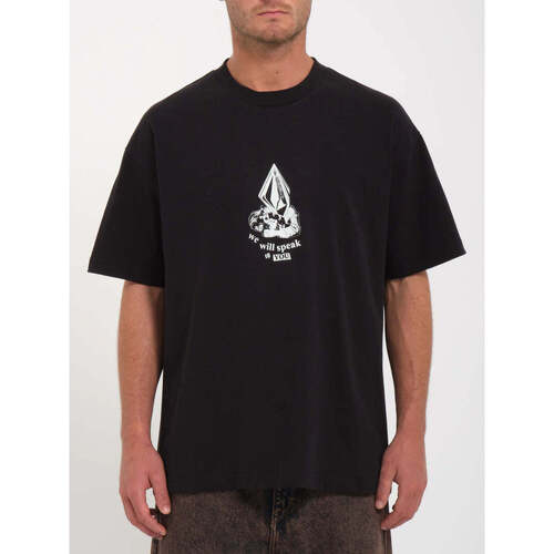 Vêtements Homme T-shirts manches courtes Volcom Camiseta  Colle Age -Black Noir