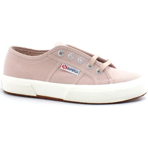 Chaussures Femme Bottes Superga 2750 Silver Street Lo Pink Rosa Avorio S000010 Rose