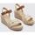Chaussures Femme Espadrilles Tommy Hilfiger WEBBING WEDGE SANDAL Beige