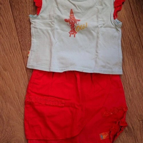 Vêtements Fille Ensembles enfant Autre Ensemble short et t-shirt Baby Love - 2 ans Rouge