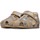 Chaussures Garçon Sandales et Nu-pieds Falcotto Sandales semi-fermées en cuir avec dinosaures ALBY Gris