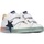 Chaussures Garçon Baskets mode Falcotto Baskets en cuir de veau avec maxi étoile colorée VENUS VL Bleu