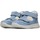 Chaussures Garçon Sandales et Nu-pieds Naturino Sandales semi-fermées en suède YUKY Bleu