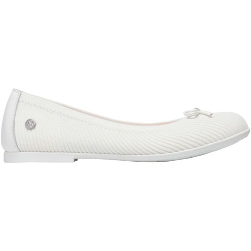 Chaussures Fille Ballerines / babies Naturino Ballerines en tissu CLOTILDA. Blanc