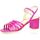 Chaussures Femme Sandales et Nu-pieds Vidi Studio Nu pieds cuir laminé  fushia Rose