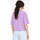 Vêtements Femme T-shirts manches courtes Volcom Camiseta Chica  Play The - Paisley Purple Violet