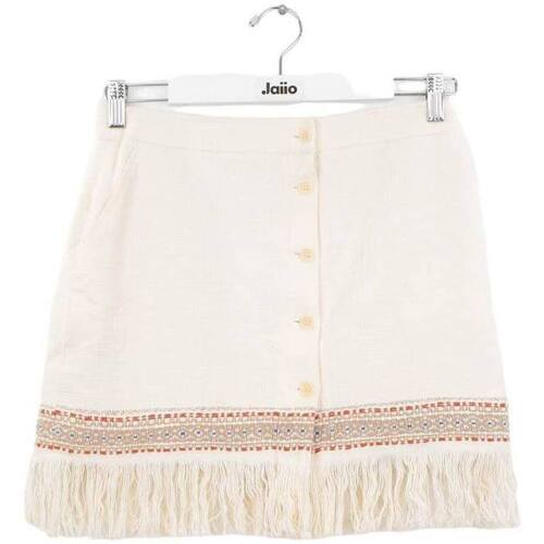 Vêtements Femme Jupes La marque crée des pièces modernes pour booster les vestiaires des Mini jupe en lin Blanc