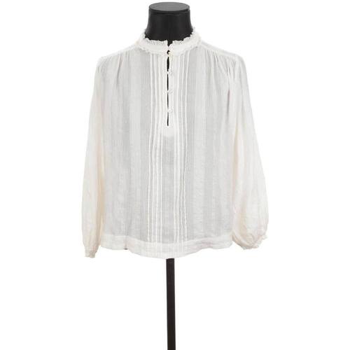 Vêtements Femme Débardeurs / T-shirts sans manche Vanessa Bruno Blouse en coton Blanc