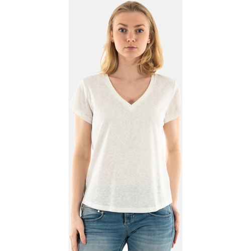 Vêtements Femme T-shirts manches courtes Arthur & Aston monday_12507 Blanc