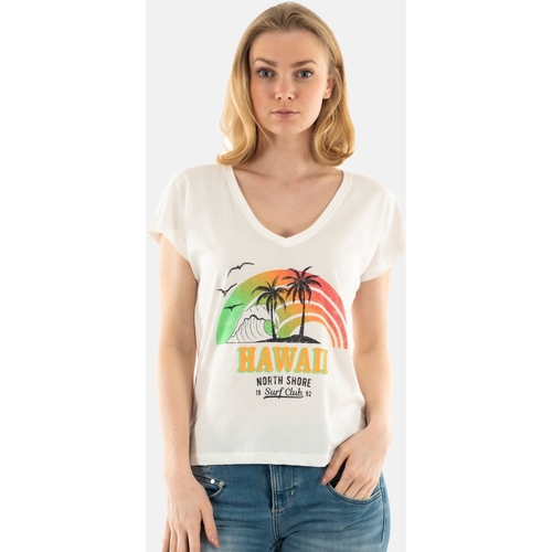 Vêtements Femme T-shirts manches courtes Only 15315943 Blanc