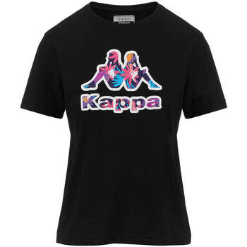 Vêtements Femme T-shirts manches courtes Kappa T-shirt Logo Fujica Noir