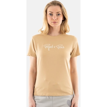Vêtements Femme T-shirts manches courtes Project X Paris f221121 Beige
