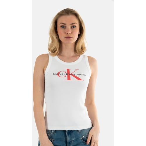 Vêtements Femme Débardeurs / T-shirts sans manche Calvin Klein Jeans j20j223160 Blanc