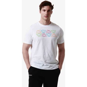 Vêtements Homme T-shirts manches courtes Kappa Nat et Nin Blanc
