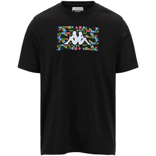 Vêtements Homme T-shirts manches courtes Kappa T-shirt Logo Frezami Noir