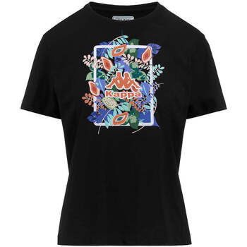 Vêtements Femme T-shirts manches courtes Kappa T-shirt Logo Frienda Noir
