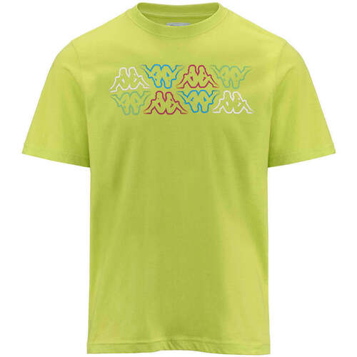 Vêtements Homme T-shirts manches courtes Kappa T-shirt Logo Fuiamo Vert
