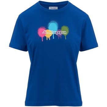 Vêtements Femme T-shirts manches courtes Kappa T-shirt Logo Fualla Bleu